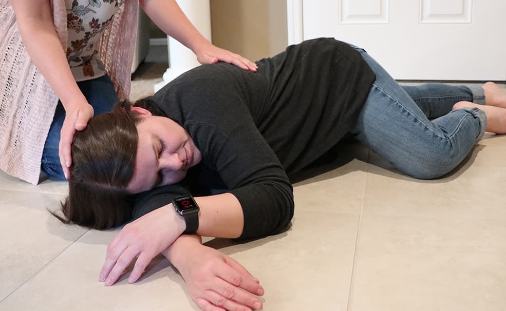 Receive care after a seizure is detected