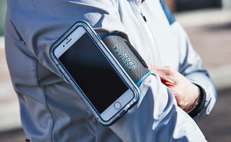SeizAlarm on arm band